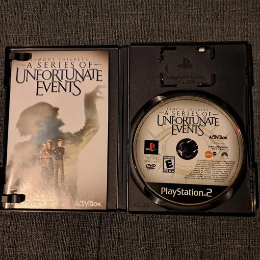 Playstation 2 Five game lot, Harry Potter Quidditch,lemony snickets unfortunate