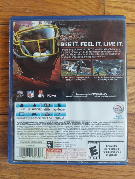 Madden NFL 25: 1989 - 2014 (CIB) - PS4 Game - American Football Simulation Works