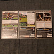 Lot of 3 PSP EA Sports Games: TIGER Woods 08 PGA, NBA Live 06, Madden NFL 08