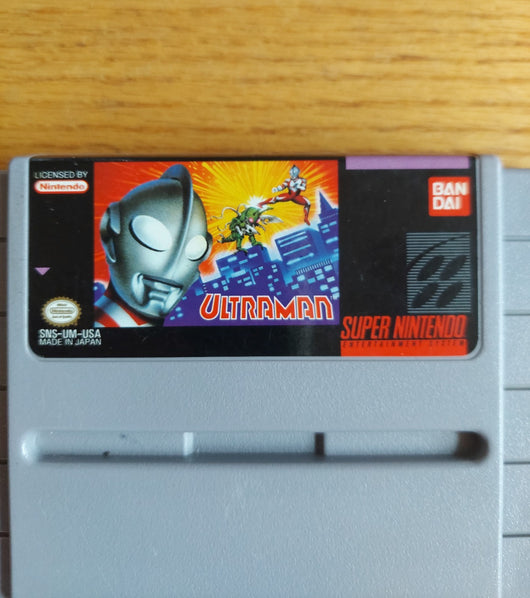 Ultraman - SNES Game Fighting Action Adventure Kaiju Combat Works Fast Shipping!
