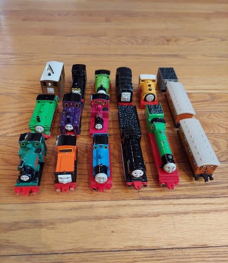 Vintage Lot Of Ertl Die-Cast Thomas & Friends - Metal Trains Bundle 1980s 1990s
