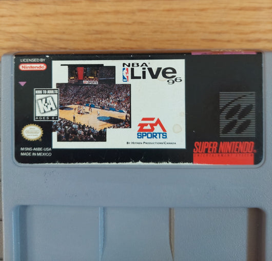 NBA Live 96 - SNES Game Basketball Sports Retro Classic, Works, Fast Shipping!