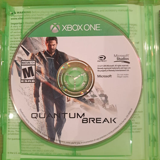 Quantum Break (Xbox One, 2016),Works, Fast Shipping!