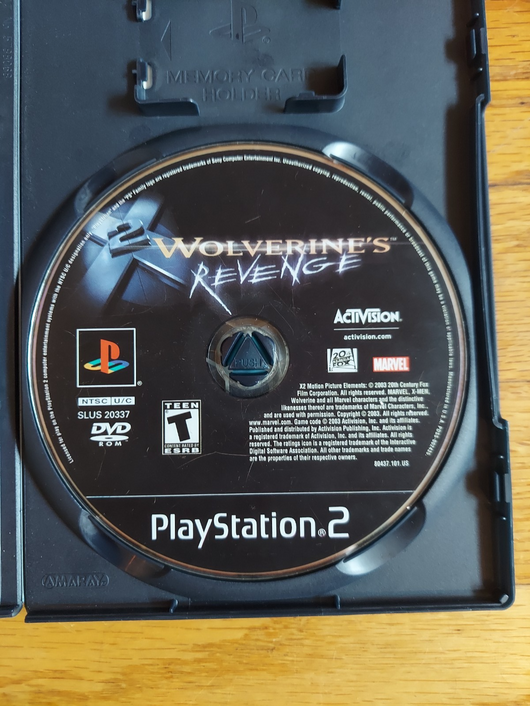 X2: Wolverine's Revenge PS2 - No Manual, Fast Shipping, Works