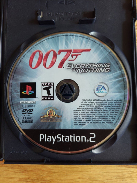 James Bond 007: Everything or Nothing PS2 (PlayStation 2, 2004) Complete CIB