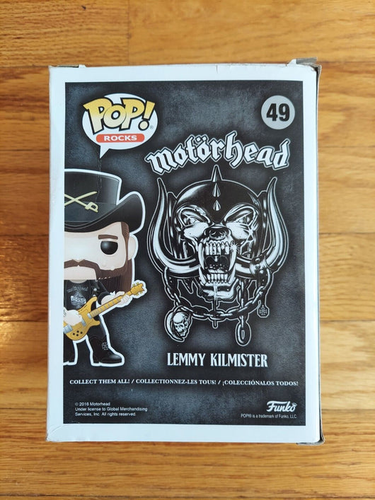 Funko Pop! Vinyl: Lemmy Kilmister #49, FAST Shipping
