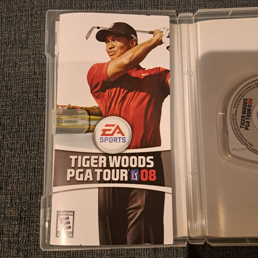 Lot of 3 PSP EA Sports Games: TIGER Woods 08 PGA, NBA Live 06, Madden NFL 08