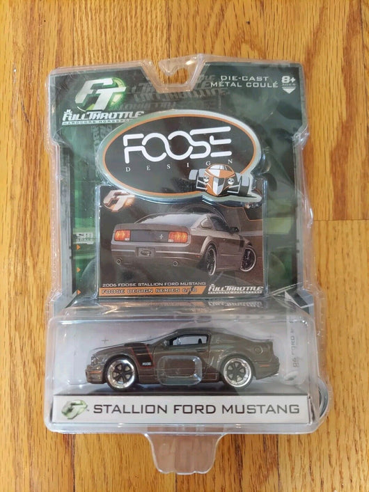 JL Full Throttle: Stallion Ford Mustang Foose Edition - 1/64 Scale, Fast Ship