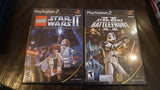 LEGO Star Wars II: The Original Trilogy (PS2) & Star Wars Battlefront 2 (CIB)