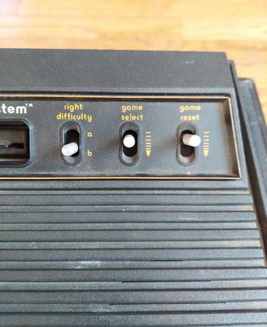Atari 6-Switch 2600 (CX-2600) - Tested/Works - W/Game Center Storage Container