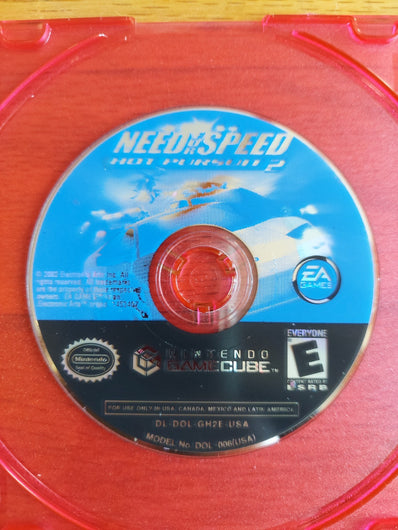 Need For Speed: Hot Pursuit 2 (Disc Only) - Nintendo Gamecube, Works, Fast Ship