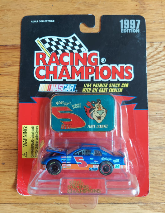 Racing Champions: 1/64 Premier Stock Car With Die Cast Emblem - 4 Lot NEW Sealed