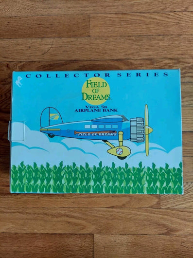 Field Of Dreams Vega 5B Airplane Bank Collector Series Spec Cast 1993, Fast Ship