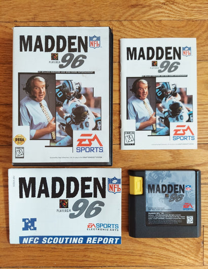 Madden 96 (CIB) - Sega Genesis Game NFL Football Sports, Works, Fast Shipping!