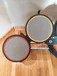 Xbox 360 Rockband Bundle W/Wired Drum Set, Kick Pedal, Drum Sticks, Wired Fender