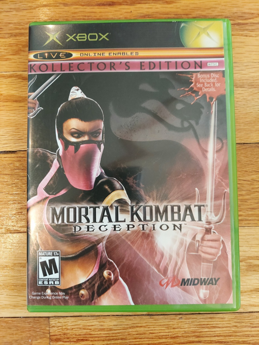 Mortal Kombat Deception: Kollector's Edition - Mileena (CIB) - Xbox, Fast Ship!