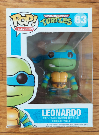 Funko Pop! TMNT - Leonardo #63 - Teenage Mutant Ninja Turtles - Vinyl Figure NEW
