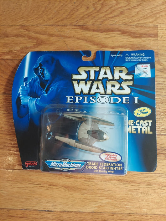 Star Wars Episode 1: Trade Federation Droid Starfighter - MicroMachines - NEW