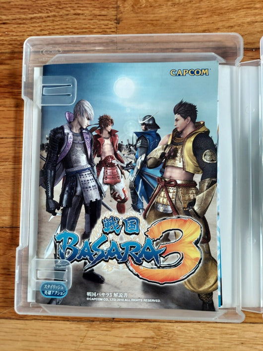 Sengoku Basara 3: Samurai Heroes (Sony / PS3) Japanese Ver. Us Seller,CIB ,Works
