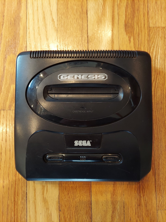 Generation 2 Sega Genesis Console Bundle W/1 Controller, Cables, & 6 Games,Works