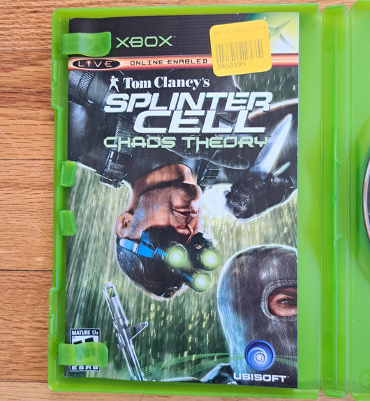 Splinter Cell Combo: Pandora Tomorrow & Chaos Theory - Xbox Game Fast Shipping!