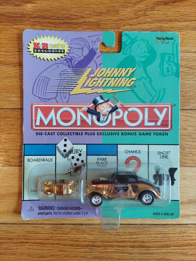 Johnny Lightning: Monopoly - Golden 1933 Willy's, Fast Shipping!