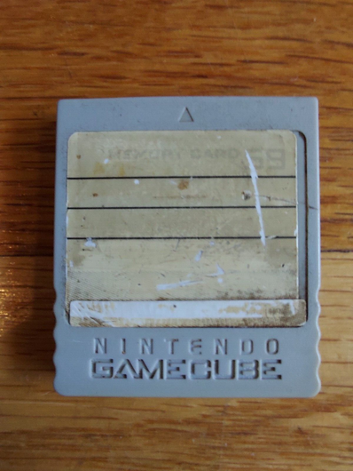 Authentic Gamecube Memory Card (Gray), Fast Shipping!