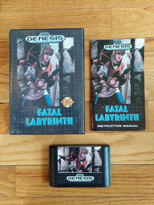 Fatal Labyrinth (CIB) - Sega Genesis,Works, Fast Shipping!