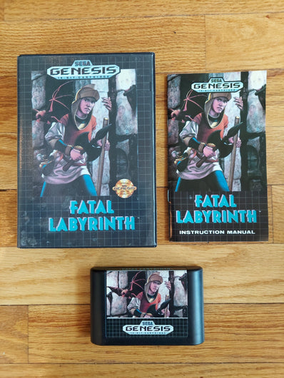 Fatal Labyrinth (CIB) - Sega Genesis,Works, Fast Shipping!