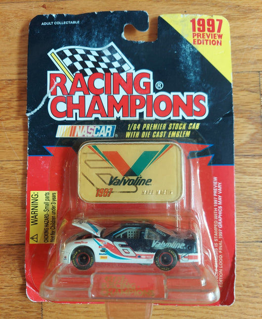 Racing Champions: 1/64 Premier Stock Car With Die Cast Emblem - 4 Lot NEW Sealed