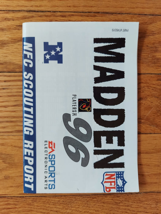 Madden 96 (CIB) - Sega Genesis Game NFL Football Sports, Works, Fast Shipping!