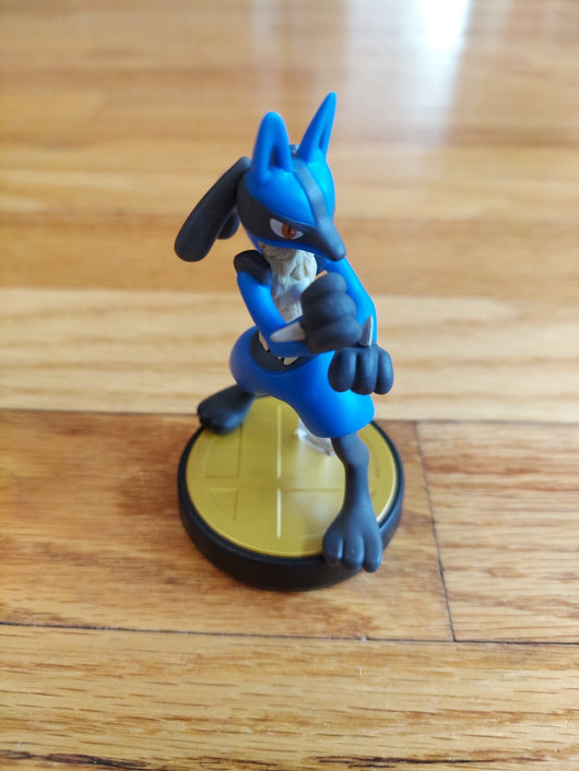 Amiibo Lucario Figure Nintendo Super Smash Bros Pokemon, Fast Shipping
