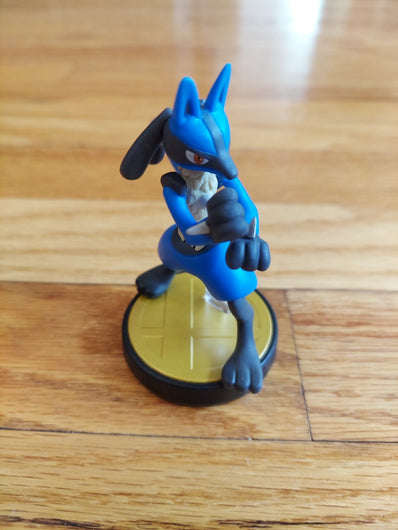 Amiibo Lucario Figure Nintendo Super Smash Bros Pokemon, Fast Shipping