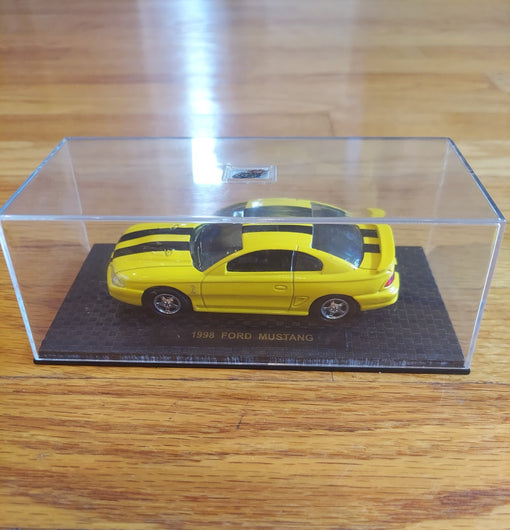 Road Champs - 1998 Ford Mustang (Yellow) - 1/43 Scale - Diecast - Fast Shipping!
