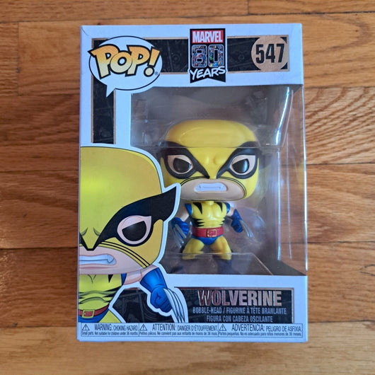 Funko POP! Marvel 80 Years - Wolverine #547, New, FAST SHIPPING