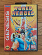 World Heroes (No Manual) - Sega Genesis Game Fighting Arcade Works Fast Shipping