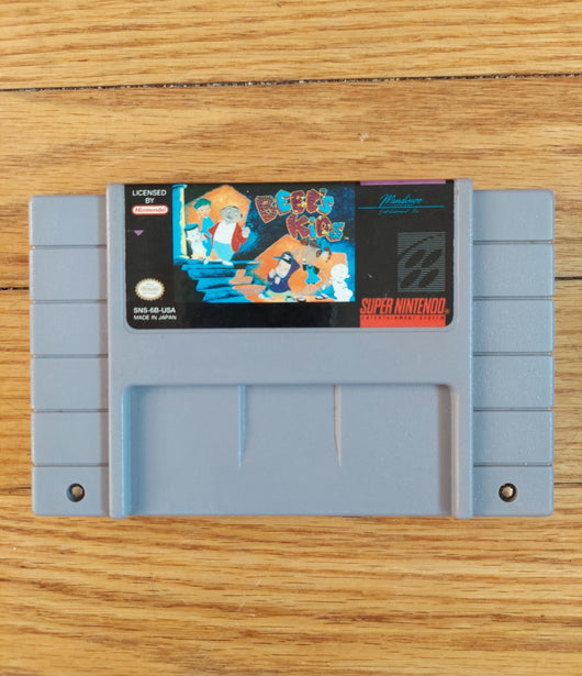 Bebe's Kids - SNES Game Action & Adventure Cartoon Comedy, Works, Fast Shipping!