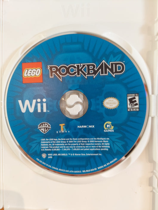 Wii Rockband Bundle W/Wireless Drumset, Kick Pedal, Drum Dongle, Drum Sticks