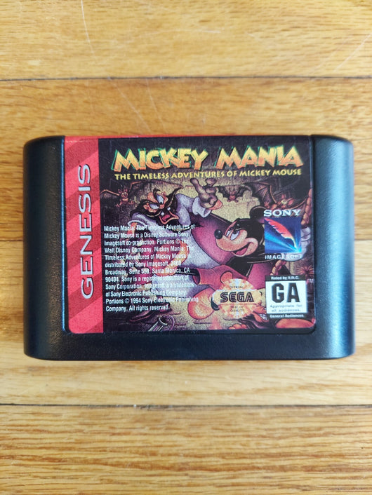 Mickey Mania: The Timeless Adventures Of Mickey Mouse (CIB) - Sega Genesis