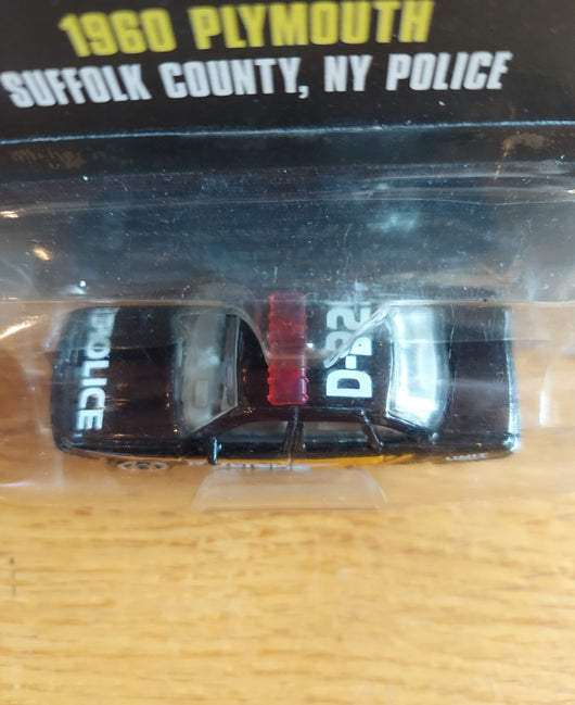 Racing Champions: Police U.S.A. - 1960 Plymouth Suffolk County, NY Police - 1/64