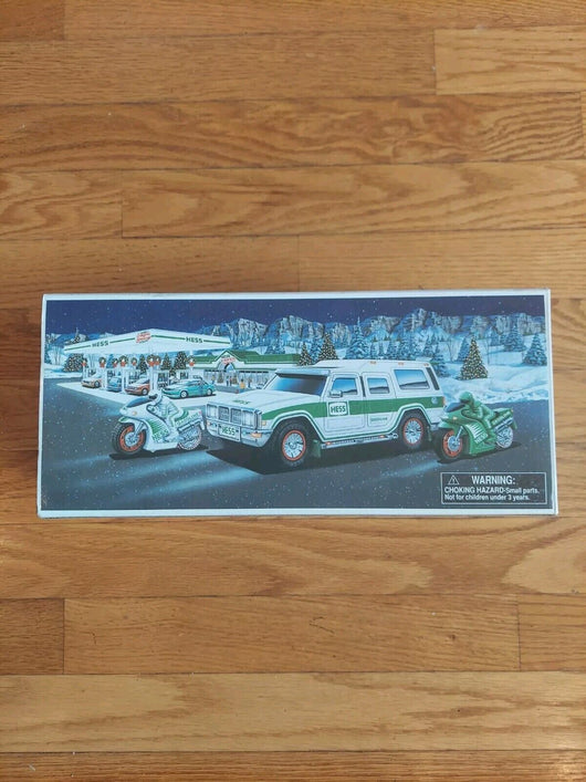 2004 Hess Gasoline Sport Utility Vehicle and Motorcycles HESS TRUCK NEW in Box