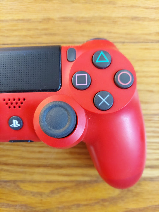 PS4 Wireless Controller Red - Drifts - For Parts/Broken No Returns Fast Shipping