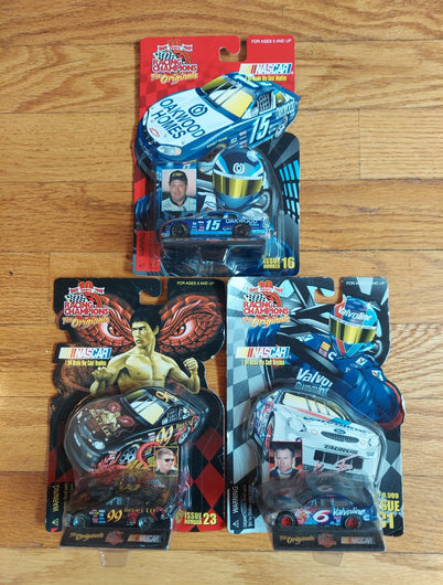 Racing Champions: The Originals - Nascar 10 Year Anniversary - 3 Car Lot 1/64