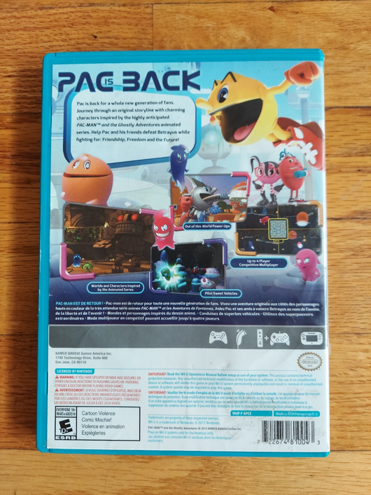 Pac-Man And The Ghostly Adventures Wii U (CIB, Works, Fast Shipping!