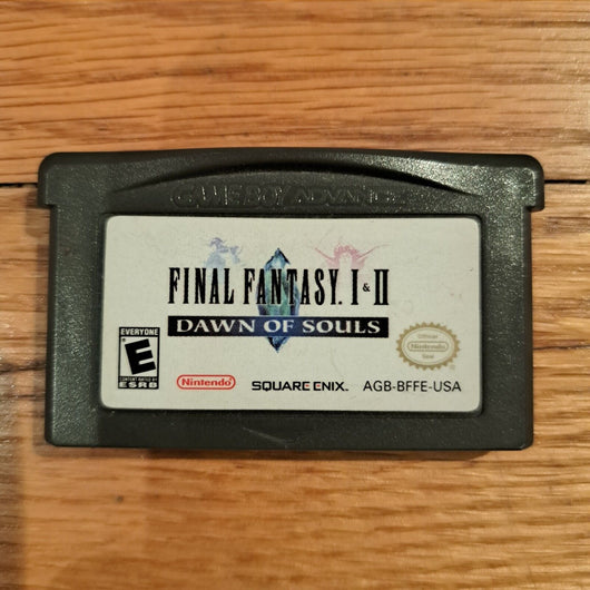 Final Fantasy I & II: Dawn of Souls Nintendo Game Boy Advance GBA W/Manual