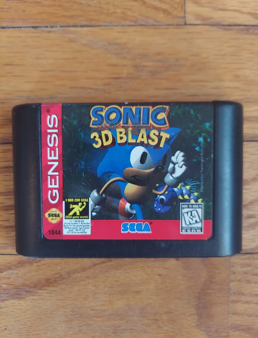 Sonic 3D Blast (Cartridge Only) - Sega Genesis Game Action - Works Fast Shipping