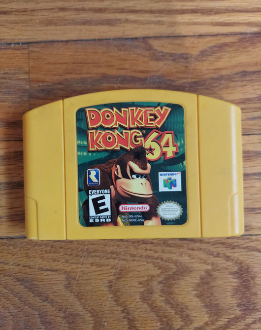 Donkey Kong 64 - Nintendo 64 - Action Adventure 3D Platformer - Works Fast Ship!