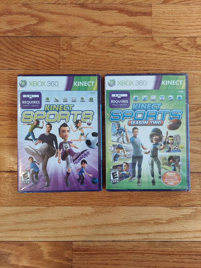 Kinect Sports & Kinect Sports: Season 2 - Sealed - Xbox 360, Fast Shipping!