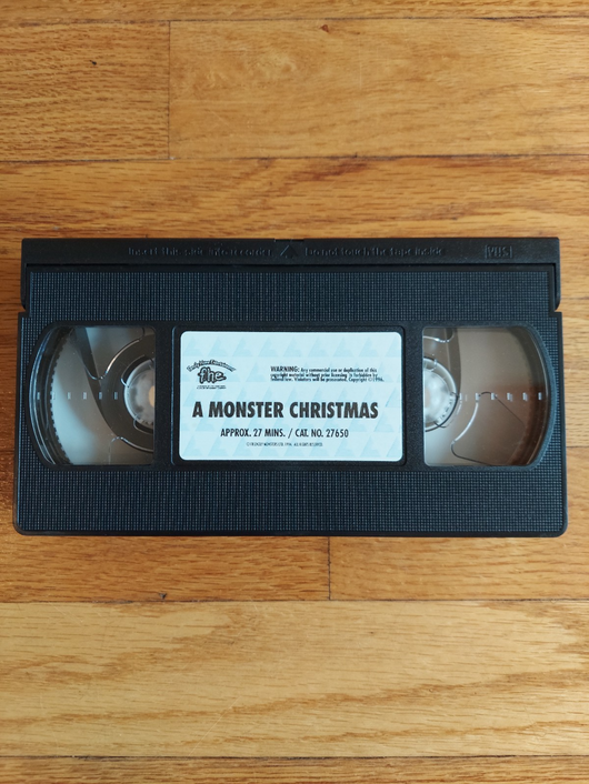 F.H.E - A Monster Christmas - Rare VHS Tape, Works, Fast Shipping