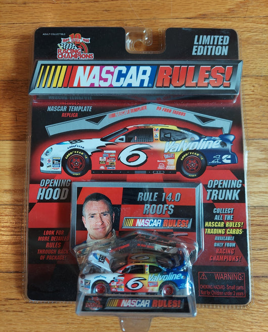 Racing Champions: Nascar Rules! #6 Mark Martin 3 Car Bundle - 1/64 Scale - NEW